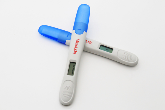 510k/CE 쉬운 결과 읽기 디지털 임신 검사기 배터리 내장