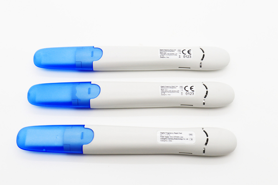 510k/CE 쉬운 결과 읽기 디지털 임신 검사기 배터리 내장