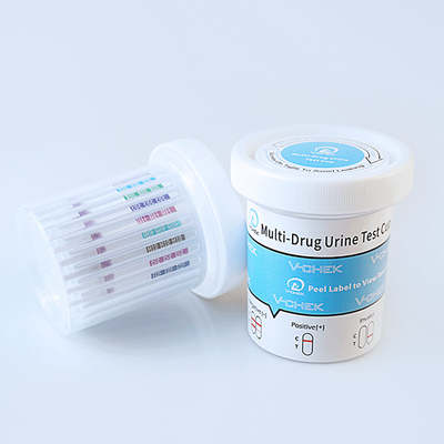시험 키트를 지키는 소변 약물을 위한 1개의 다중 아지빙산 디옥틸 시험 컵에서 10
