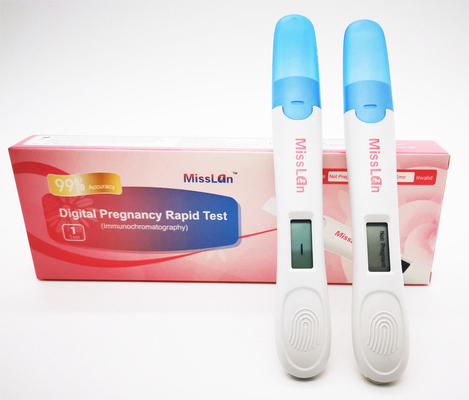 소변 HCG 탐지를 위한 ISO 13485 디지털 임신 시험 키트