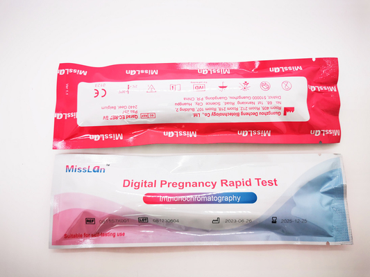 정확한 시험을 위한 단일 스텝 하크그 임신 시험 도중
