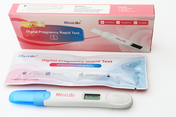 OEM 디지털 임신 신속 시험 장비 인간 환경 공학적 손잡기