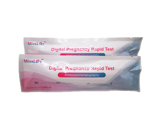 소변 HCG 탐지를 위한 미국 FDA CE 진보적 디지털 임신 시험 키트