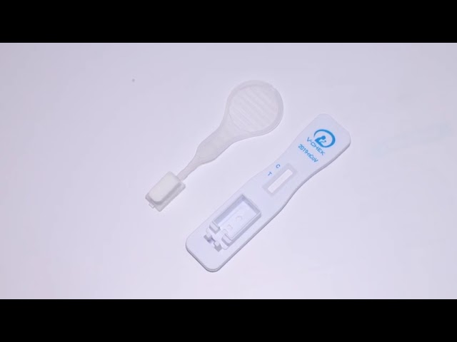 회사 동영상 약 2019-nCoV Ag Saliva Rapid Test Card lollipop test